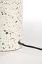 Light&living Lampvoet Ø11x25 cm RANDY terrazzo wit+mat zwart
