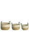 Light&living Mand S/3 max Ø33x23 cm KINSALE naturel-crème-mint