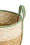 Light&living Mand S/3 max Ø33x23 cm KINSALE naturel-crème-mint