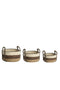 Light&living Mand S/3 Ø23x17+Ø28x20+Ø33x23 cm KINSALE nat-d br-wt