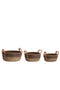 Light&living Mand S/3 Ø23x17+Ø28x20+Ø33x23 cm KINSALE brn rd-trr