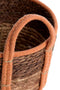 Light&living Mand S/3 Ø23x17+Ø28x20+Ø33x23 cm KINSALE brn rd-trr