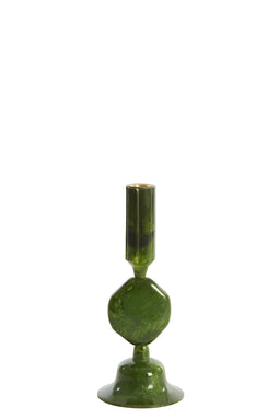 Light&living Kandelaar Ø10x25 cm KUMOPA groen