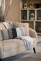 Light&living Kussen 60x30 cm MINTE crème+zwart+bruin