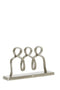 Light&living Ornament op voet 39x8x22 cm PEOPLE ruw nikkel