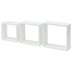 Duraline Wandkubus Set 3 30x30cm Wit