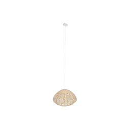Plafondlamp Home ESPRIT Wit Lichtbruin Metaal 55 x 43 x 28 cm