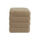 Poef Versa Bruin Hout MDF 40 x 42 x 40 cm