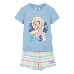 Pyjama Kinderen Frozen Licht Blauw Maat 5 Jaar