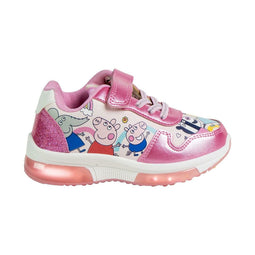 Casual sportschoenen met LED Peppa Pig Roze Schoenmaat 25