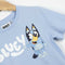 T-Shirt met Korte Mouwen voor kinderen Bluey Licht Blauw Maat 2 Jaar