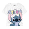T-Shirt met Korte Mouwen voor kinderen Stitch Wit Maat 6 Jaar
