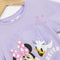T-Shirt met Korte Mouwen voor kinderen Minnie Mouse Paars Maat 4 Jaar
