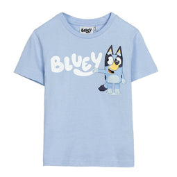 T-Shirt met Korte Mouwen voor kinderen Bluey Licht Blauw Maat 4 Jaar