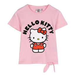 T-Shirt met Korte Mouwen voor kinderen Hello Kitty Licht Roze Maat 6 Jaar
