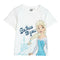 T-Shirt met Korte Mouwen voor kinderen Frozen Wit Maat 7 Jaar