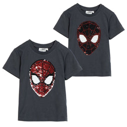 T-Shirt met Korte Mouwen voor kinderen Spider-Man Donker grijs Maat 6 Jaar