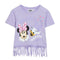 T-Shirt met Korte Mouwen voor kinderen Minnie Mouse Paars Maat 7 Jaar