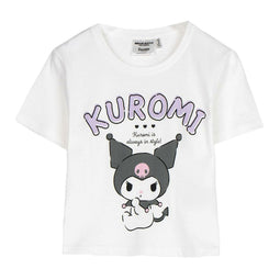 T-Shirt met Korte Mouwen voor kinderen Hello Kitty Wit Maat 14 Jaar