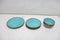 Bo-Camp Servies - 100% Melamine - 12-delig - Halo - Aqua/Terracotta