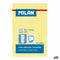 Zelfklevende briefjes Milan Geel 56 x 76 mm (10 Stuks)