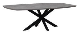 DTP Home Dining table Vito Danish oval 225 DUSK,76x225x105 cm, mortex