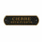 Plaat Magnet & Steel Cierre esta puerta 24 x 7,2 cm