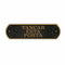 Plaat Magnet & Steel Tancar Esta Porta 24 x 7,2 cm