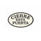 Plaat Magnet & Steel Cierre esta Puerta 16,3 x 9,5 cm