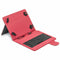Keyboard Case voor iPad + Maillon Technologique Zwart Rood Qwerty Spaans
