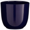 Mica decorations - Tusca pot rond d.blauw glanzend h14xd14,5cm