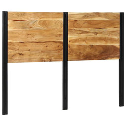 Hoofdeinde 140 cm massief hout acacia en ijzer
