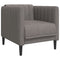 Fauteuil stof taupe