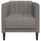 Fauteuil stof taupe