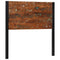 Hoofdeinde 100 cm massief gerecycled en ijzer