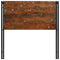 Hoofdeinde 100 cm massief gerecycled en ijzer