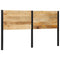 Hoofdeinde 180 cm massief hout mango en ijzer