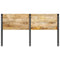 Hoofdeinde 180 cm massief hout mango en ijzer