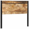 Hoofdeinde 120 cm massief hout mango en ijzer