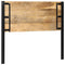 Hoofdeinde 120 cm massief hout mango en ijzer