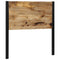 Hoofdeinde 100 cm massief hout mango en ijzer