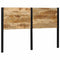 Hoofdeinde 160 cm massief hout mango en ijzer