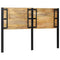Hoofdeinde 160 cm massief hout mango en ijzer