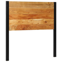 Hoofdeinde 100 cm massief hout acaciahout en ijzer