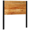 Hoofdeinde 100 cm massief hout acaciahout en ijzer