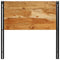 Hoofdeinde 100 cm massief hout acaciahout en ijzer