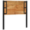 Hoofdeinde 100 cm massief hout acaciahout en ijzer