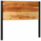 Hoofdeinde 120 cm massief hout acacia en ijzer