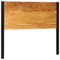 Hoofdeinde 120 cm massief hout acacia en ijzer