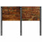 Hoofdeinde 140 cm massief gerecycled en ijzer